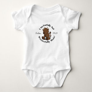 Body Para Bebê Lindo Salmos 139:14 Design