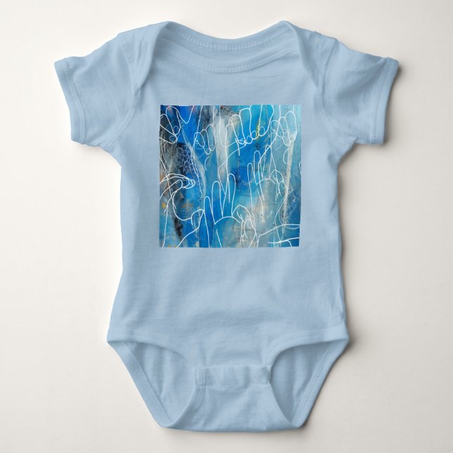 Body Para Bebê Língua de sinais americana (Frente)