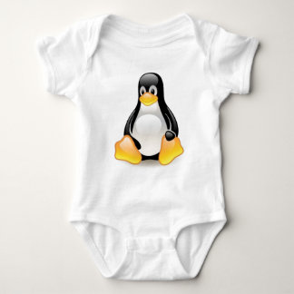 Body Para Bebê Linux-pinguim-Tux