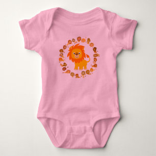Body Para Bebê Lion Mandala Baby