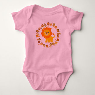 Body Para Bebê Lion Mandala Baby