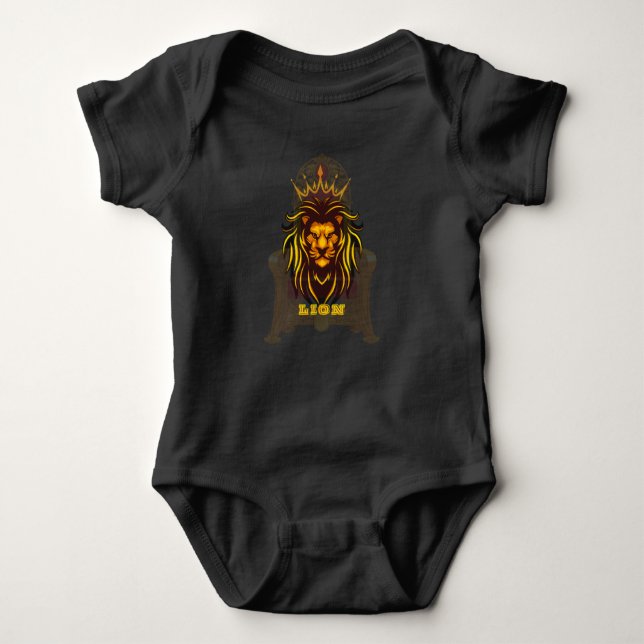 Body Para Bebê Lion T-Shirt (Frente)
