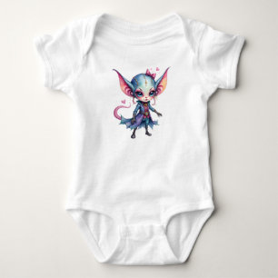 Body Para Bebê Liora – Coração de Cristal das Estrelas 