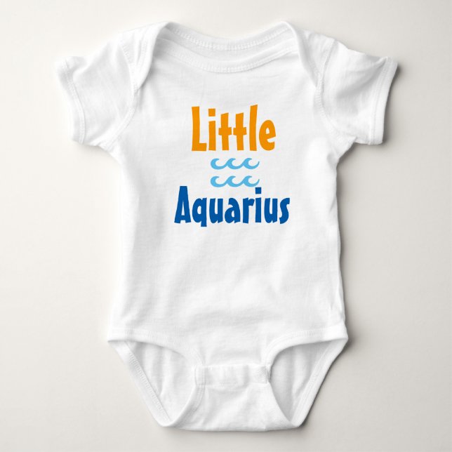 Body Para Bebê Little Aquarius (Frente)