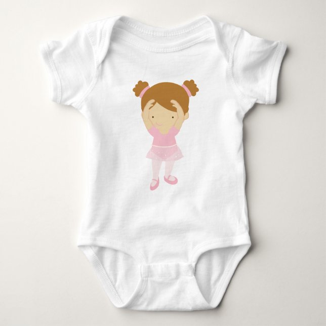 Body Para Bebê Little Ballerina (Frente)