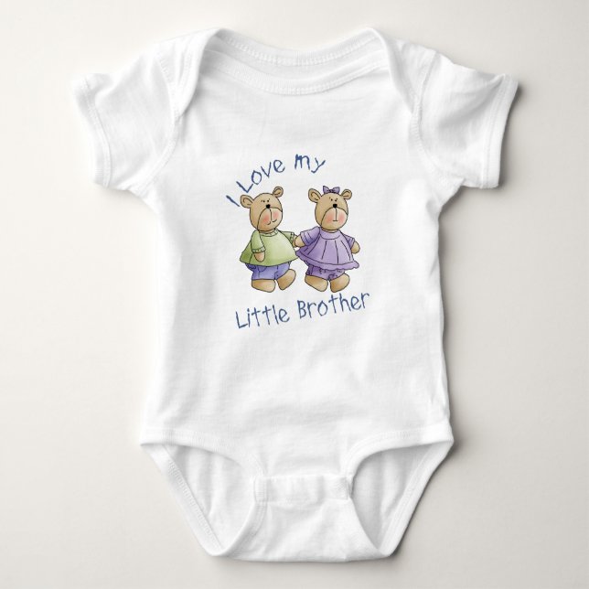 Body Para Bebê Little Brother (Frente)