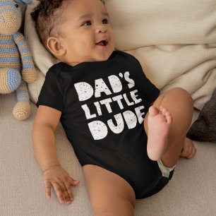 Body Para Bebê Little Dude do pai