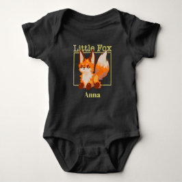Body Para Bebê Little Fox, Kleine Vos romper 