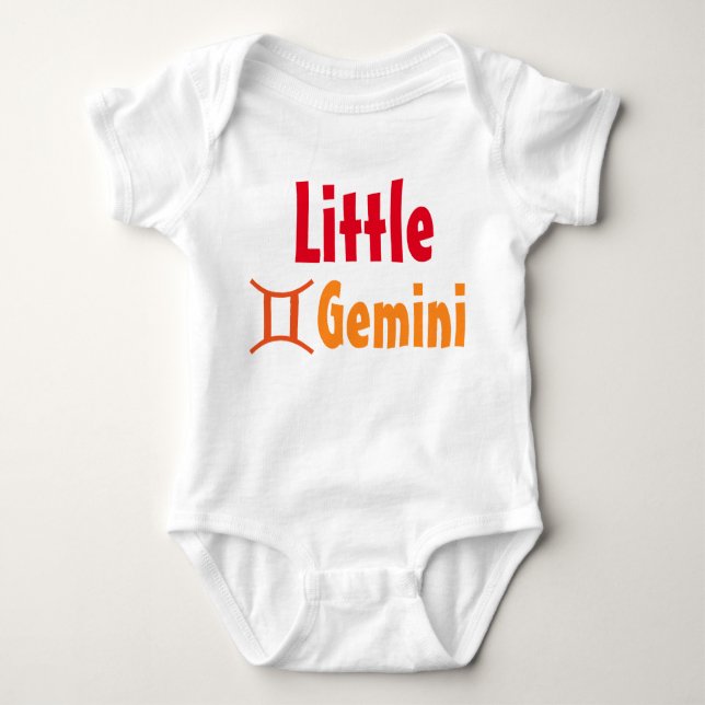 Body Para Bebê Little Gemini (Frente)