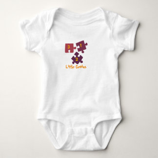 Body Para Bebê Little Genius Puzzle Baby Bodysuit .