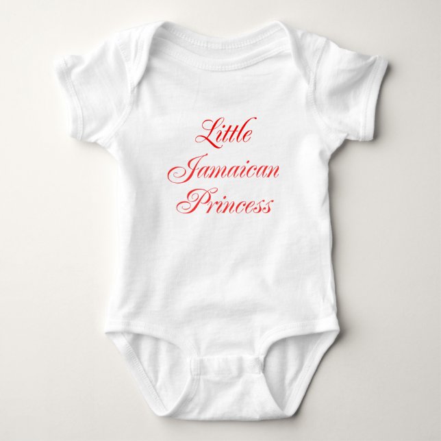 Body Para Bebê Little Jamaican Princess (Frente)
