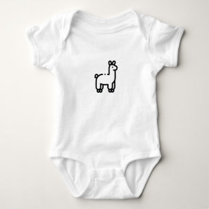 Body Para Bebê Little Llama