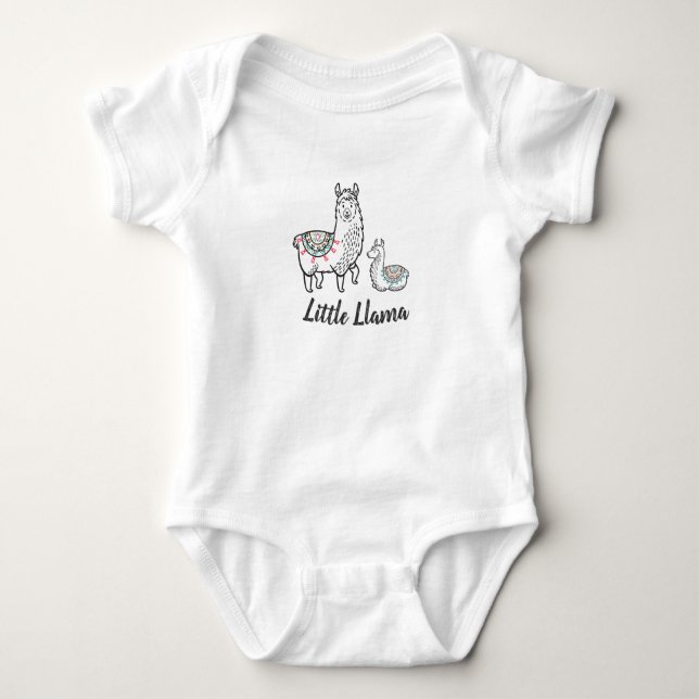 Body Para Bebê Little Llama Bodydress (Frente)