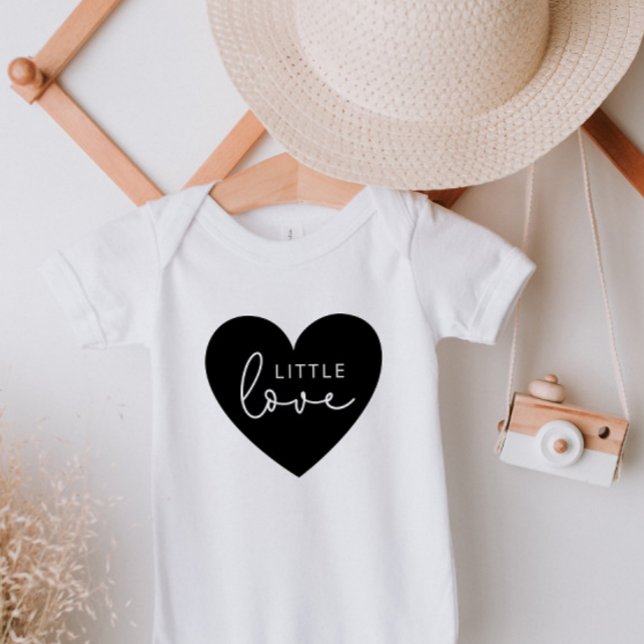 Body Para Bebê Little Love Black Heart Baby Bodydress (Criador carregado)