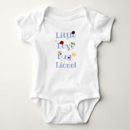 Body Para Bebê Little love bug - baby name