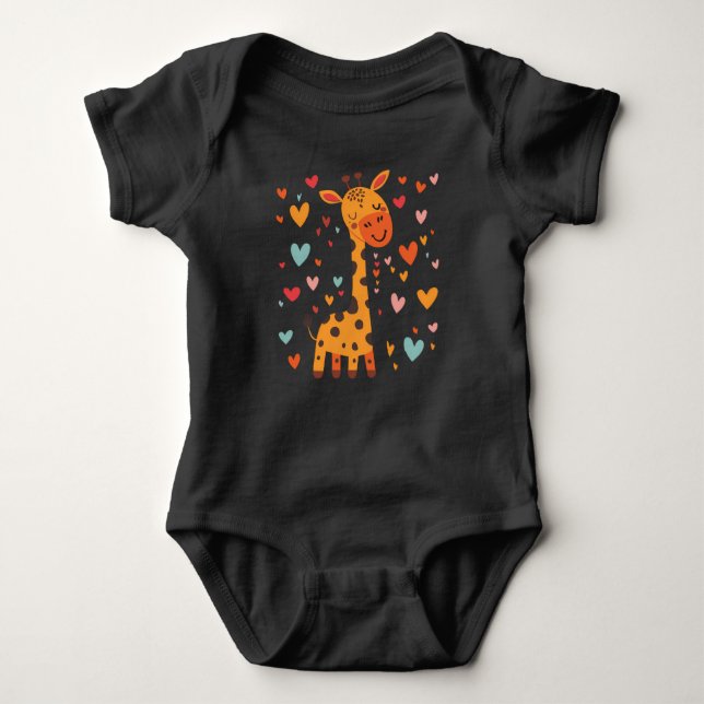 Body Para Bebê Little Love Giraffe Baby (Frente)