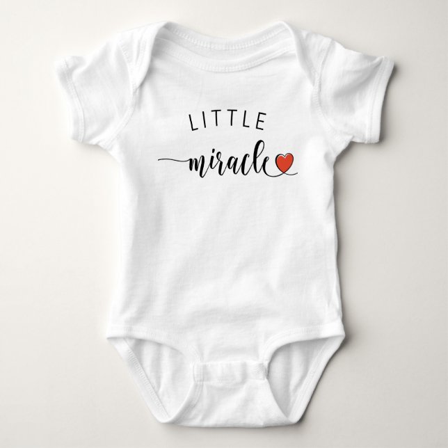 Body Para Bebê Little Miracle Baby (Frente)