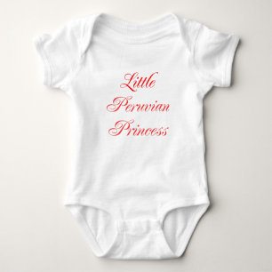 Body Para Bebê Little Peruvian Princess