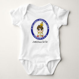 Body Para Bebê Little Prince Tat Baby Jersey Bodydress