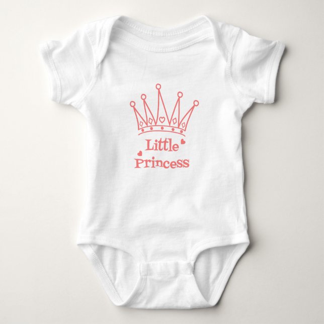 Body Para Bebê Little Princess Baby Grow – Realeza Fofo (Frente)