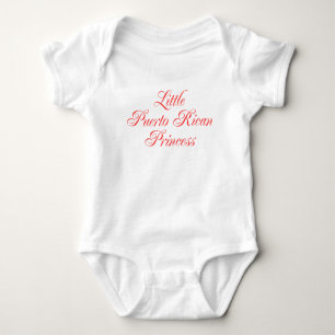 Body Para Bebê Little Puerto Rican Princess