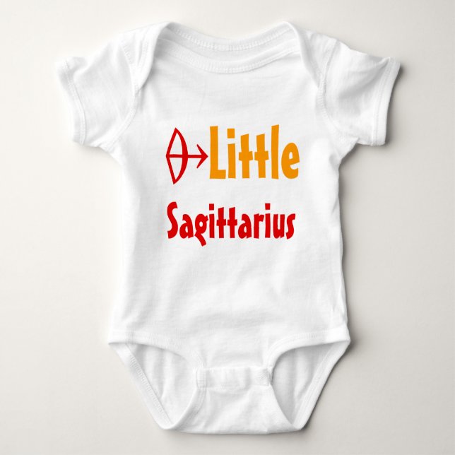 Body Para Bebê Little Sagittarius (Frente)