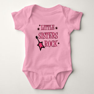 Body Para Bebê Little Sisters Rock