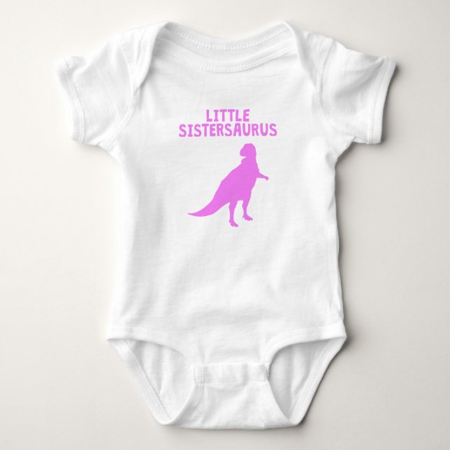 Body Para Bebê Little Sistersaurus (Frente)