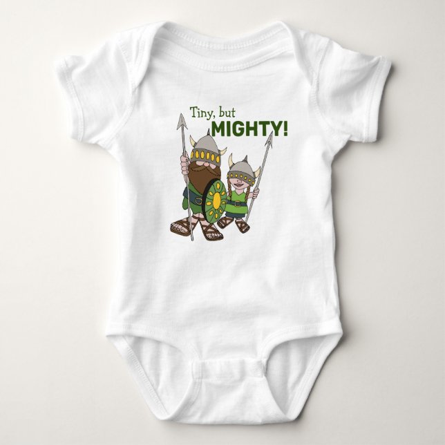Body Para Bebê Little Vikings Baby Jersey Bodysuit (Frente)