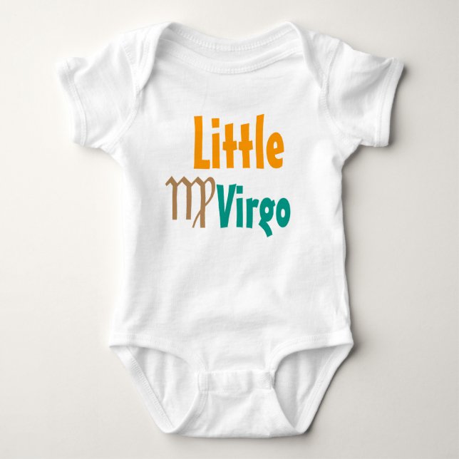 Body Para Bebê Little Virgo (Frente)