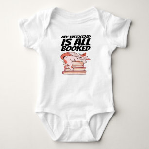 Body Para Bebê Livros - Meu Fim De Semana Está Tudo Reservado