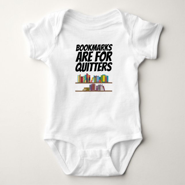 Body Para Bebê Livros - Os Marcadores São Para Caixas (Frente)