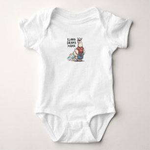 Body Para Bebê Llama Drama Mama