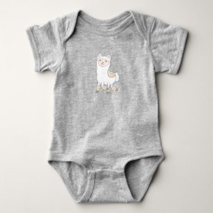 Body Para Bebê Llama em Legwarmers Baby Bodysuit