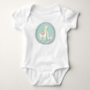 Body Para Bebê Llama mamãe e babá.
