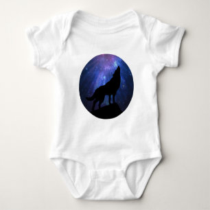 Body Para Bebê Lobo Celestial