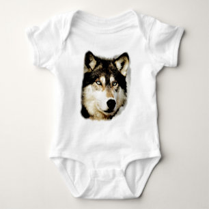 Body Para Bebê Lobo Motivacional Único