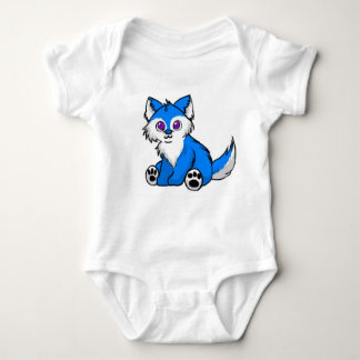 Body Para Bebê Lobo Onsie de Chibi