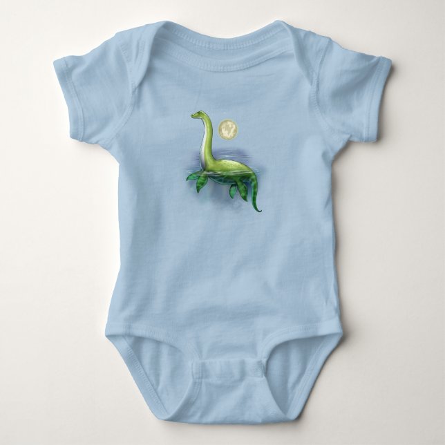 Body Para Bebê Loch Ness Monster (Frente)