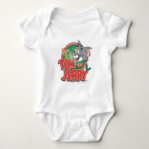Body Para Bebê Logotipo clássico do Tom e Jerry