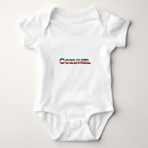 Body Para Bebê Logotipo de Cozumel (texto)