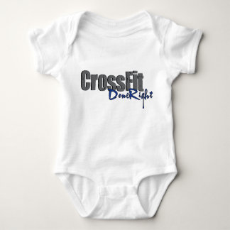 Body Para Bebê Logotipo de CrossFit DoneRight