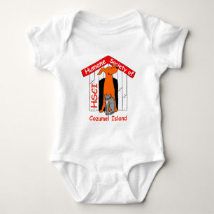 Body Para Bebê Logotipo de HSCI com nome