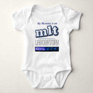 BODY PARA BEBÊ LOGOTIPO DE MLT - TECNOLOGIA MÉDICA DO LABORATÓR