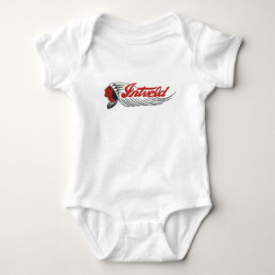 Body Para Bebê Logotipo de Motocicleta Vintage Branco 