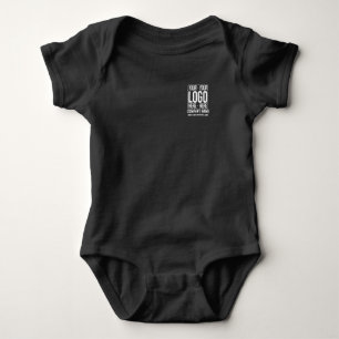 Body Para Bebê Logotipo Empresarial Personalizado Corporativo Mod