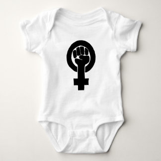 BODY PARA BEBÊ LOGOTIPO FEMINISMO