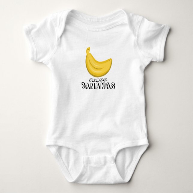 Body Para Bebê Logotipo indo das bananas (Frente)