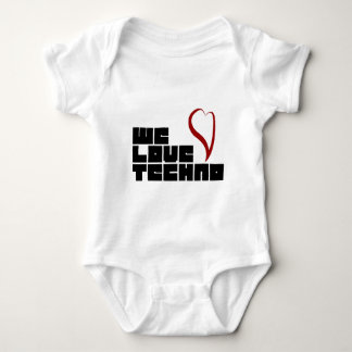 Body Para Bebê Logotipo-Nós-Amor-Techno