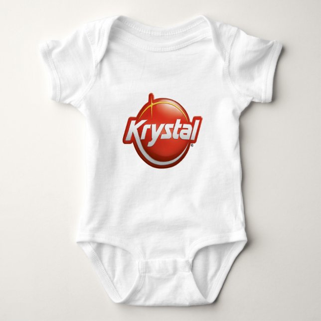Body Para Bebê Logotipo novo de Krystal (Frente)